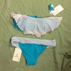 Guria Brazilian 2 piece bathing suit.